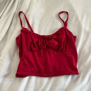 red tank top